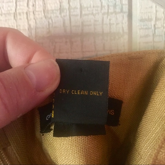 {Grace Dane Lewis} Mustard Tan Stud Pencil Skirt - Picture 7 of 7